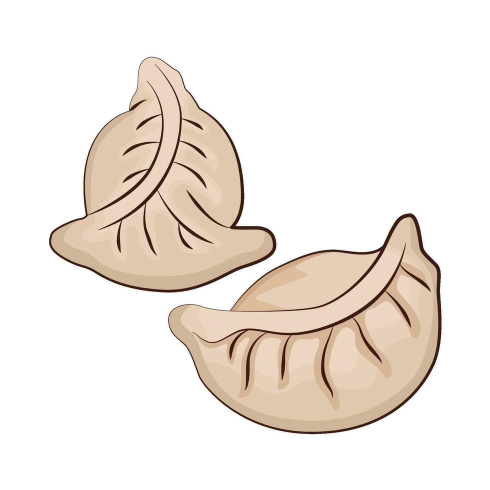 illustration of dumpling vector