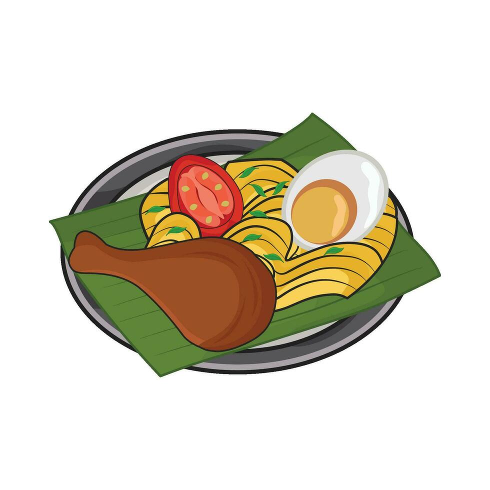 illustration of noodle vector