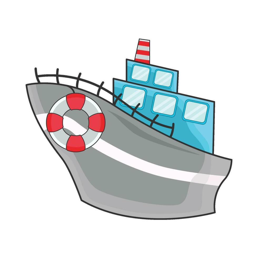 illustration of boat vector