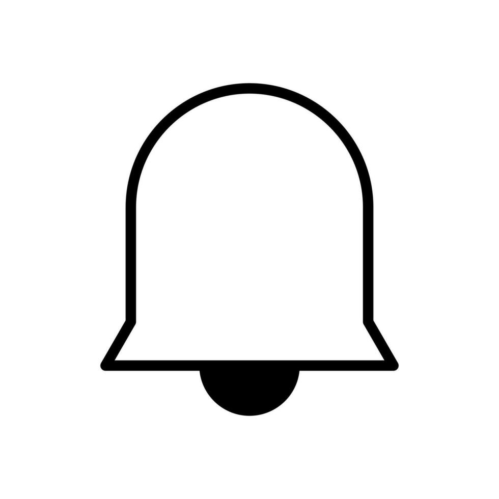 notification bell icon symbol vector template