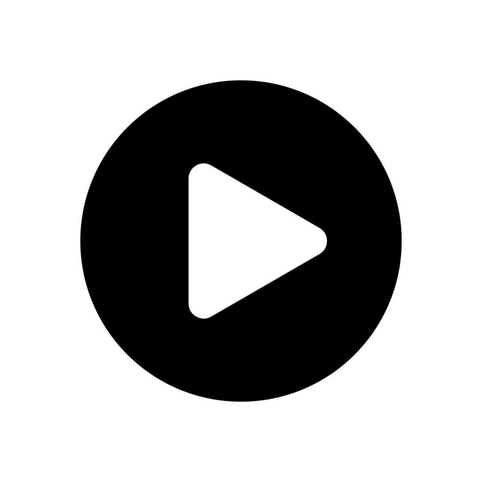 play button icon symbol vector template