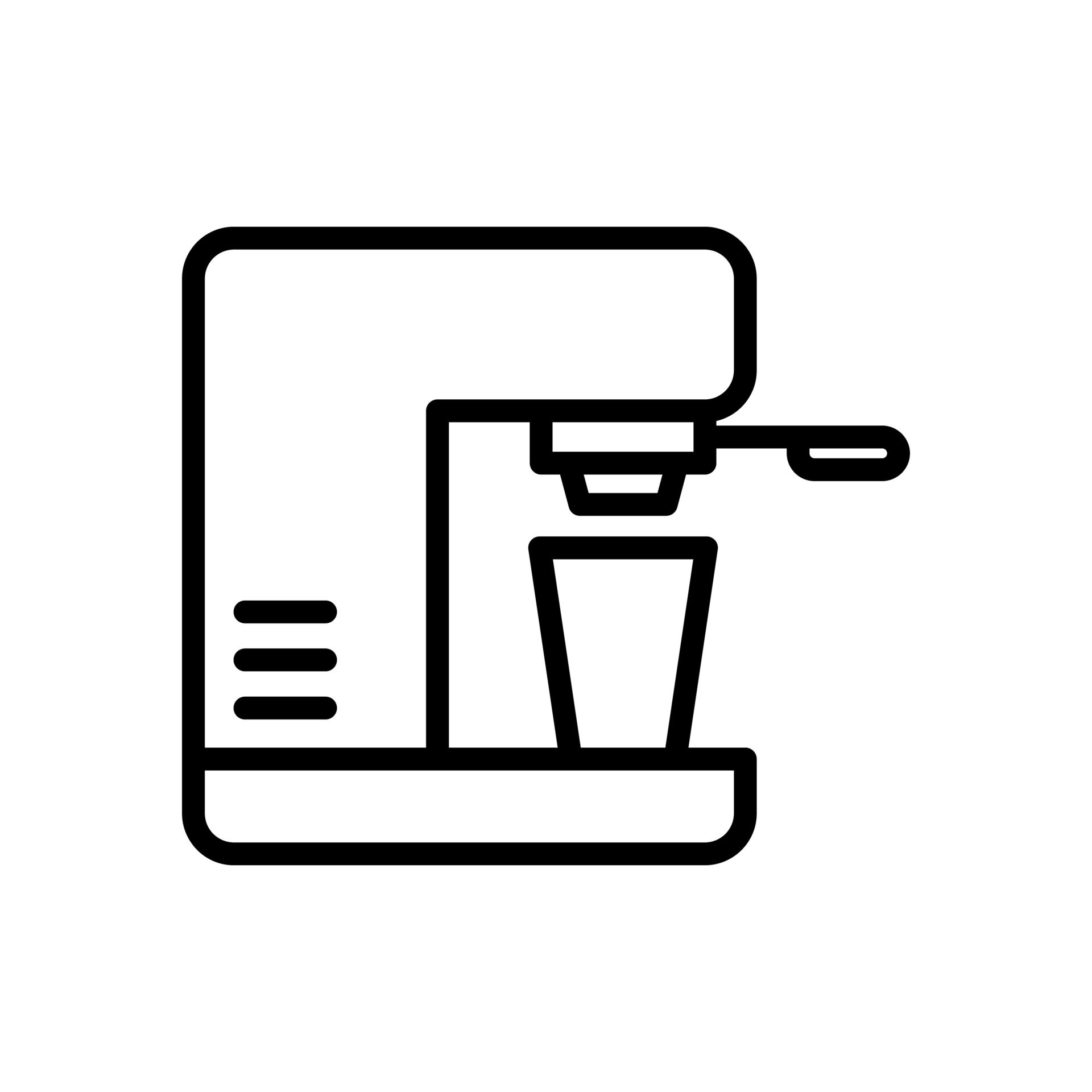 espresso machine icon symbol vector template 36744573 Vector Art at