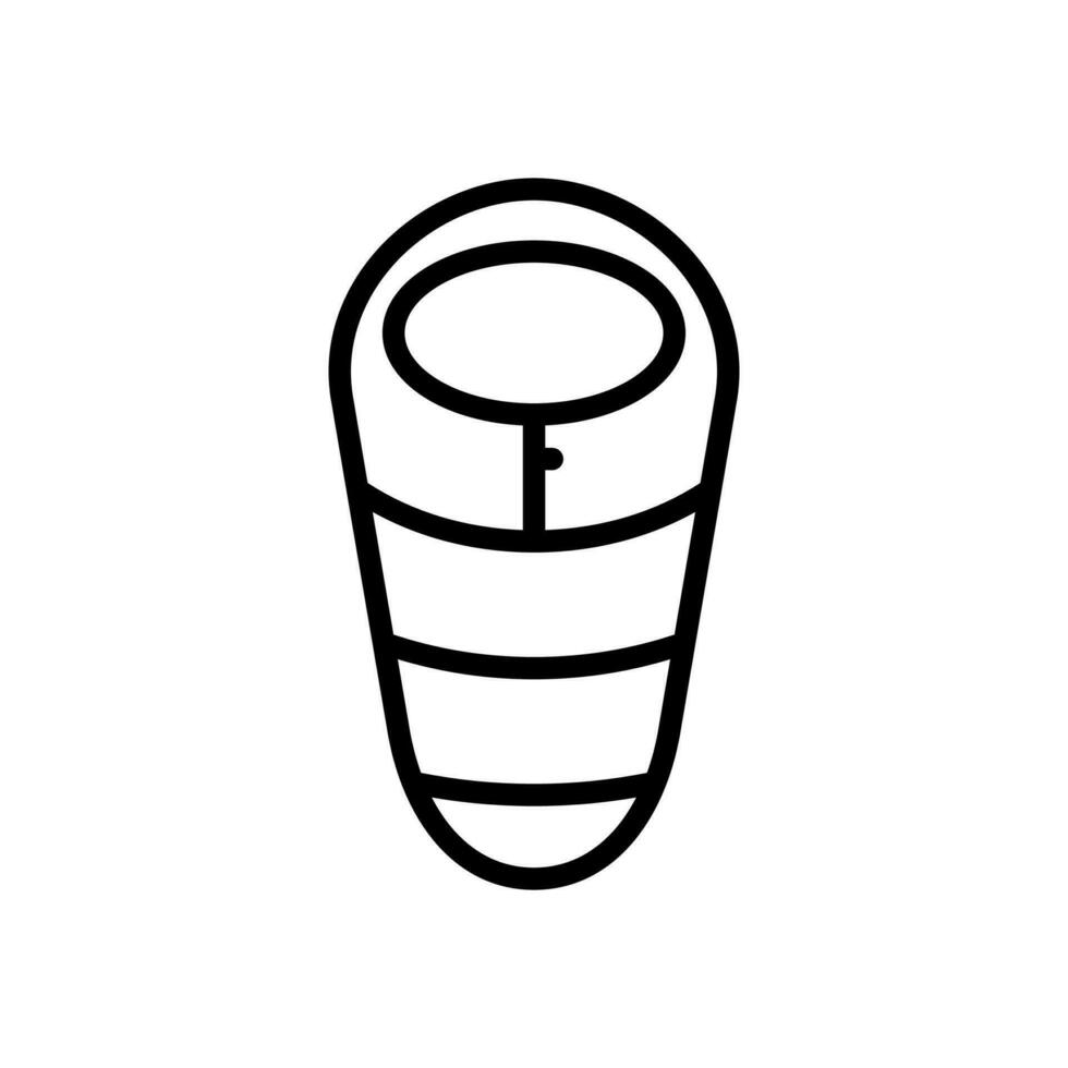 Sleeping Bag Icon Vector Design Template