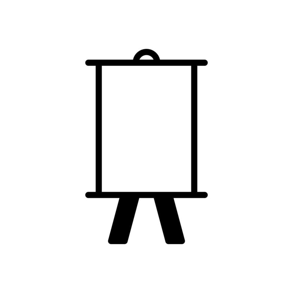 easel icon symbol vector template