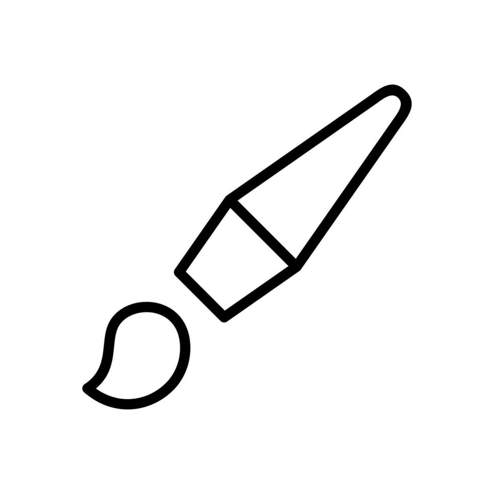 paintbrush icon symbol vector template