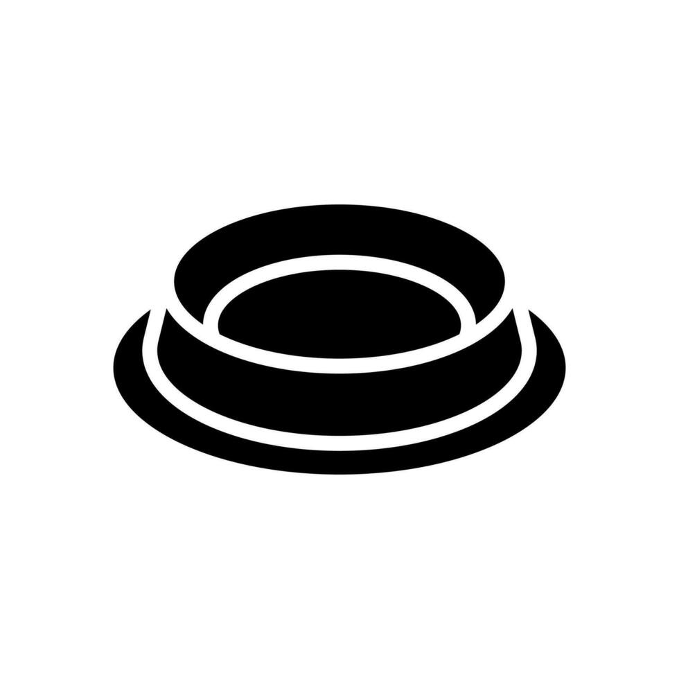 food bowl icon symbol vector template
