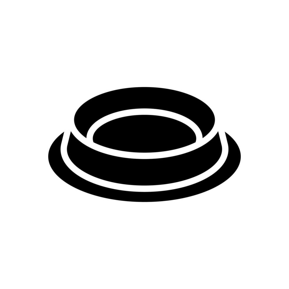 food bowl icon symbol vector template