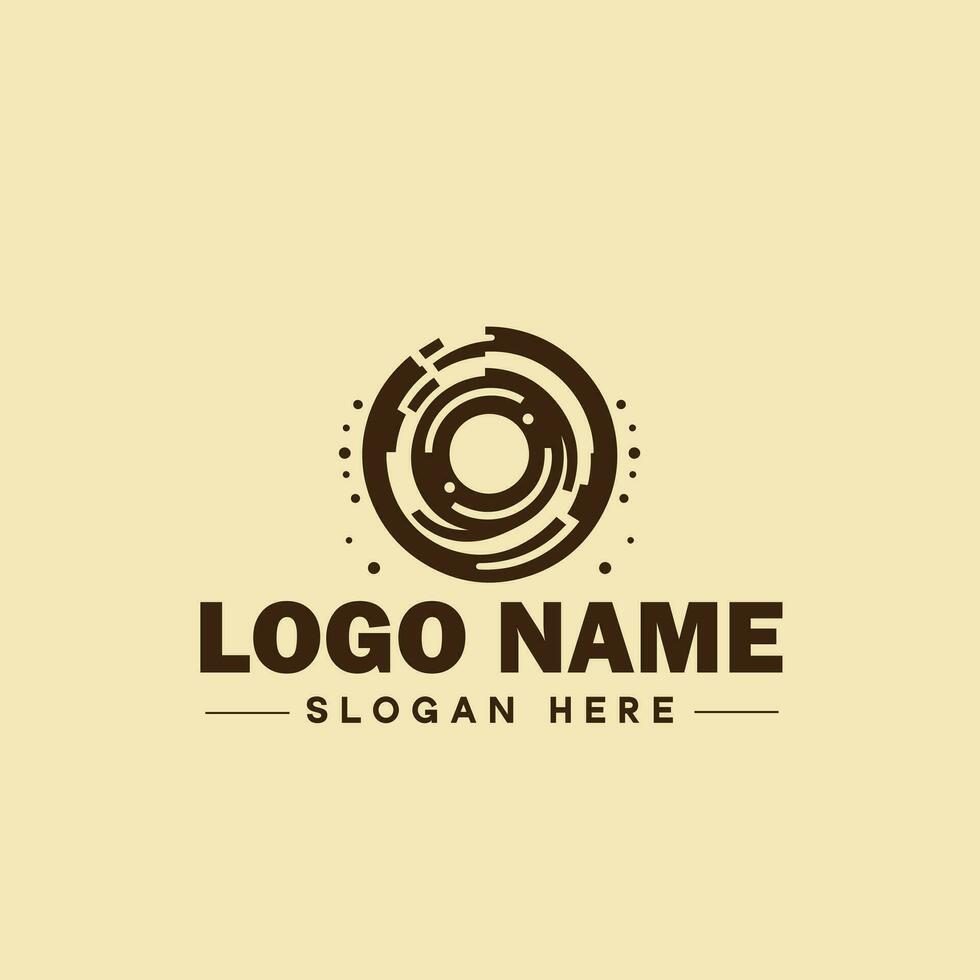 fotografía logo icono estudio fotógrafo foto empresa marca logotipo moderno logo modelo editable vector