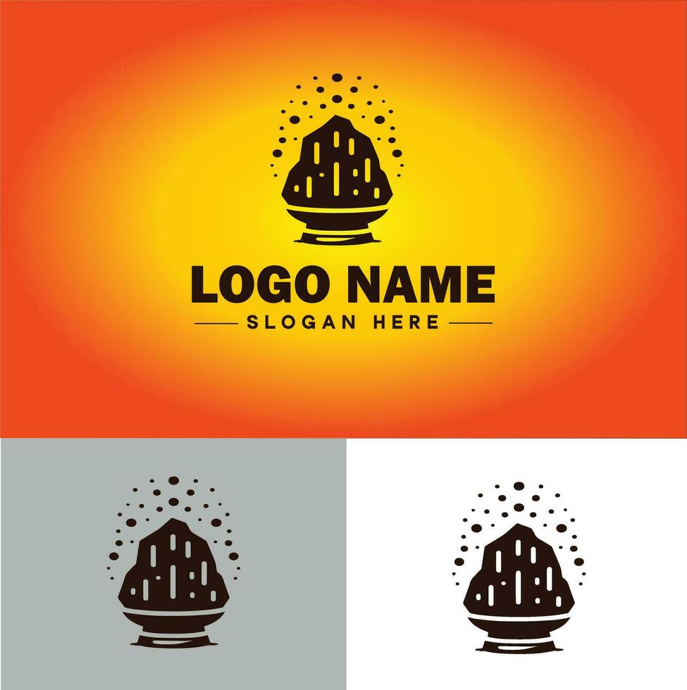 Lamp Logo bulb Light icon Company brand business logo template editable vector