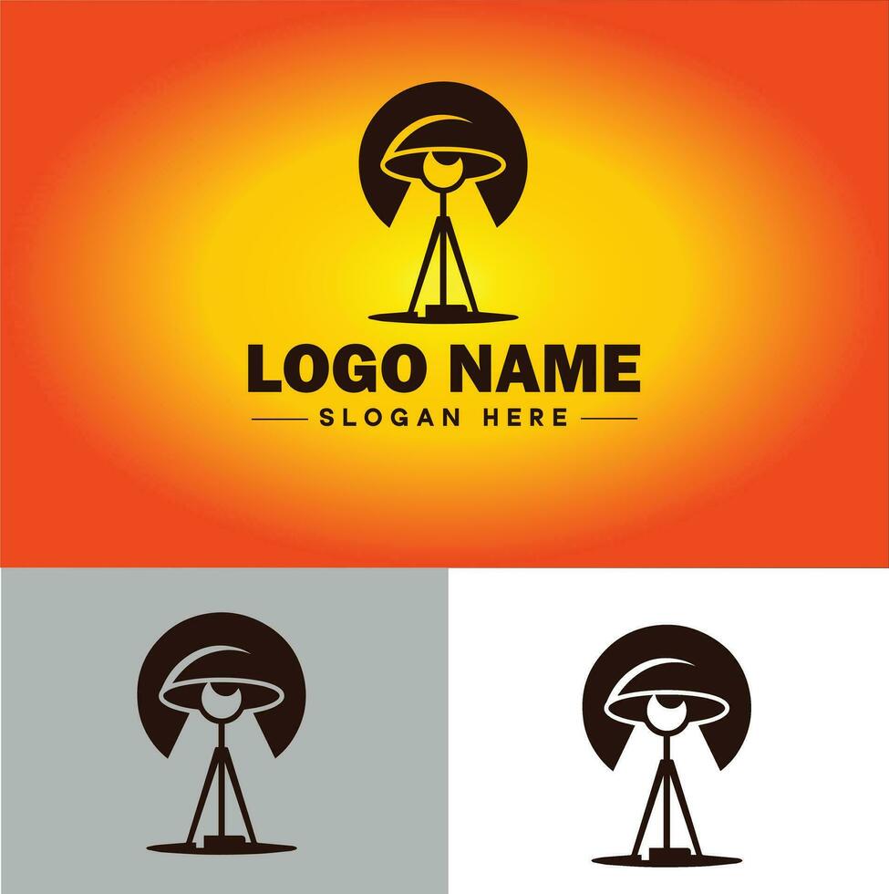 Lamp Logo bulb Light icon Company brand business logo template editable vector