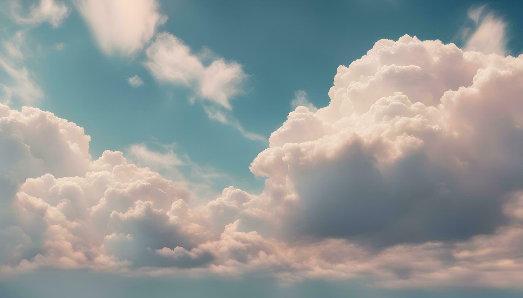 AI generated a large cloud formation is seen in the sky photo