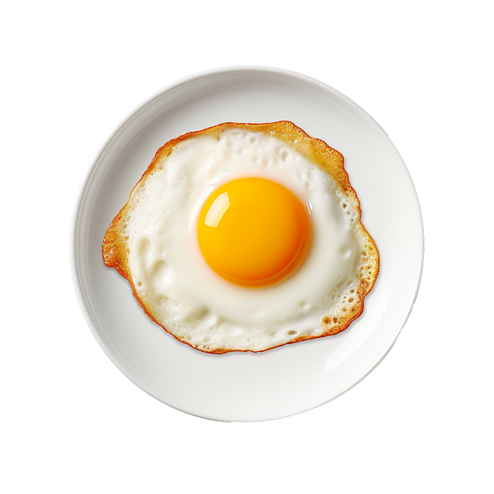 AI generated A fried egg png isolated on transparent background