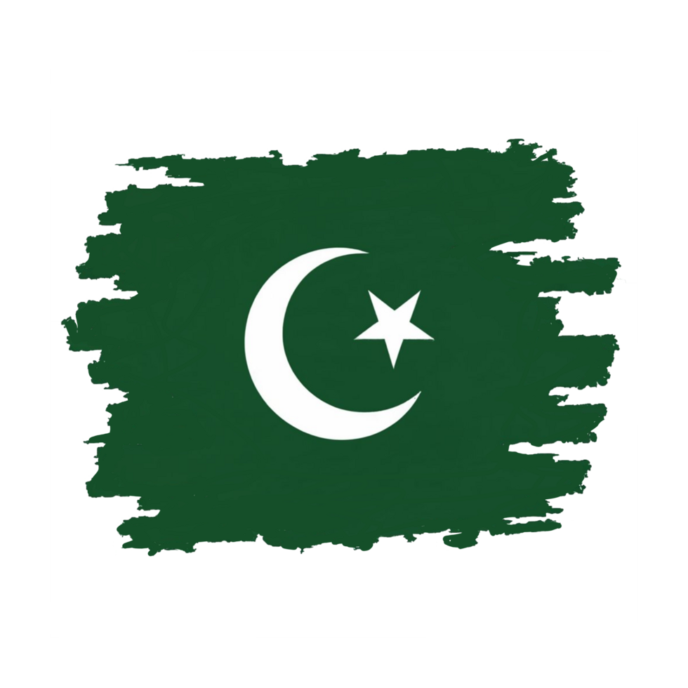 ai generato pakistano bandiera illustrazione per indipendenza giorno, risoluzione giorno, Pakistan giorno png