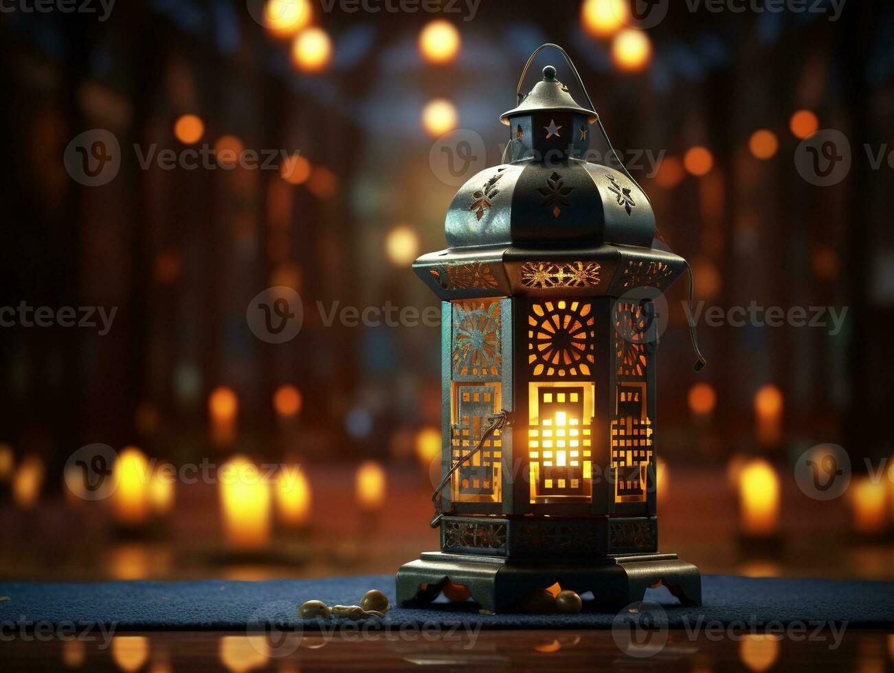 AI generated lentera ramadhan photo