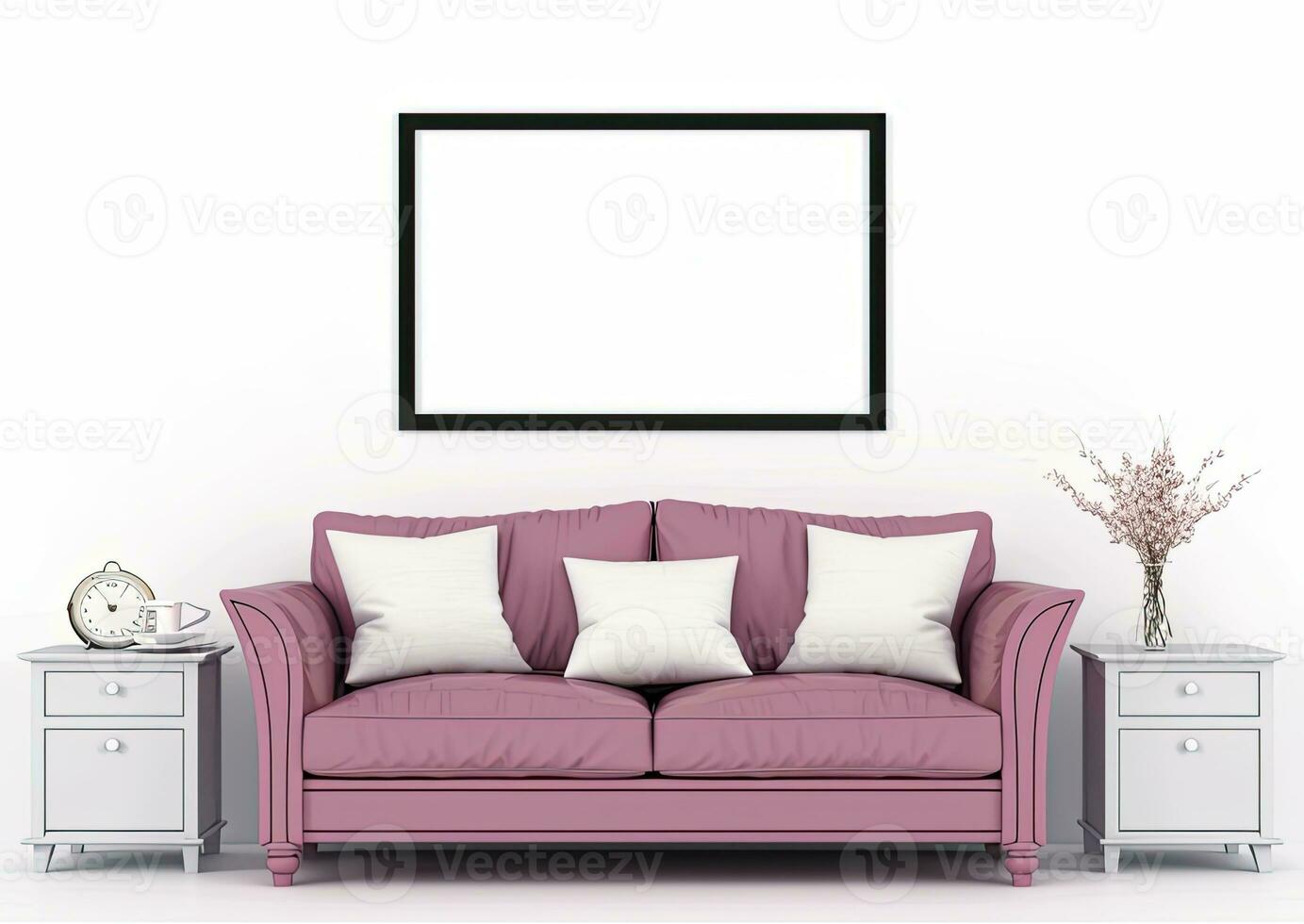 AI generated sofa set photo