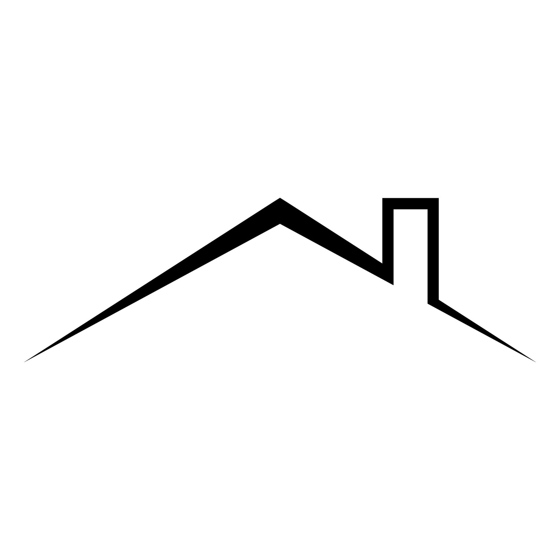House roof design logo, roofing materials for roof 36750424 Vector Art