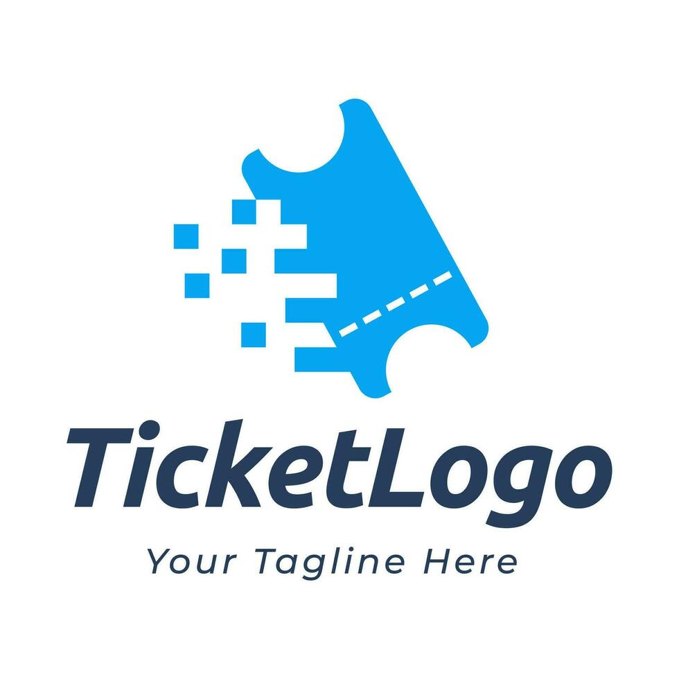 plane paper ticket air travel logo. Ticket Label and Plane Aircraft Transportation Logo Illustration vector