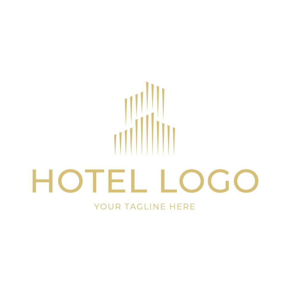 Hotel Logo. building logo icon vector template