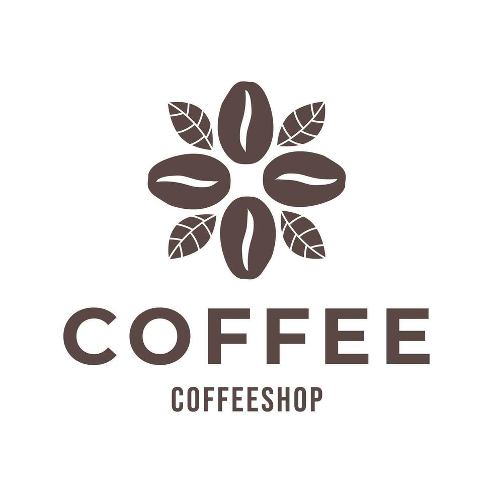 café logo, adecuado para café tienda logo o producto marca identidad. vector