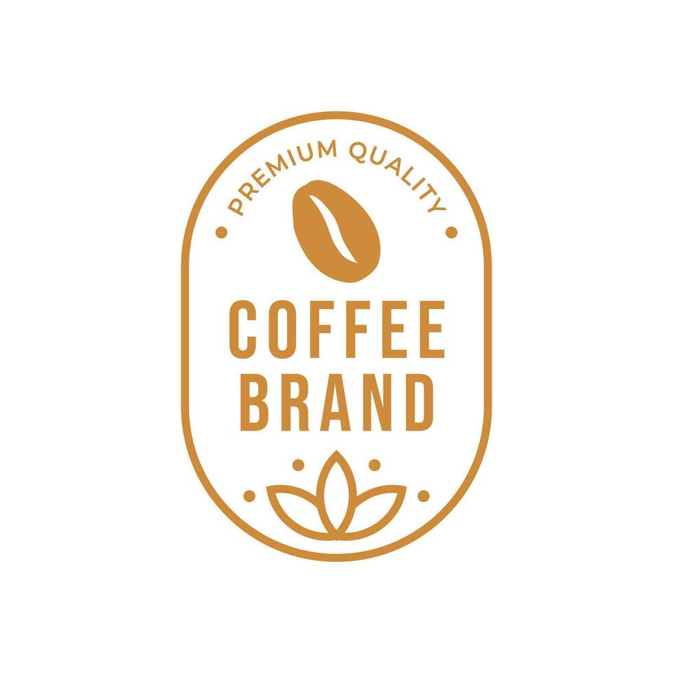 Coffee logo, suitable for coffee shop logo or product brand identity. vector