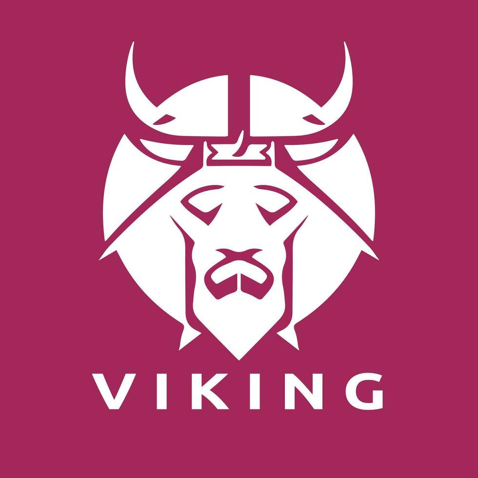 Viking logo design vector template