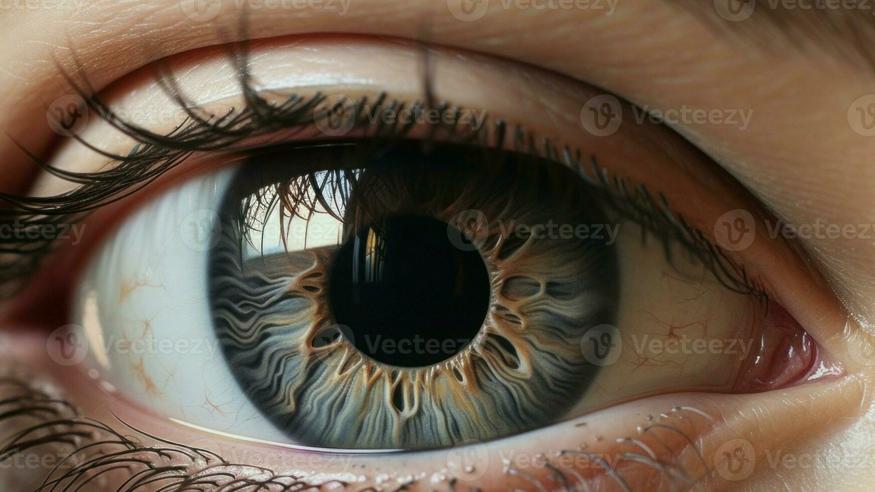 AI generated eye hyper-realistic illustration photo