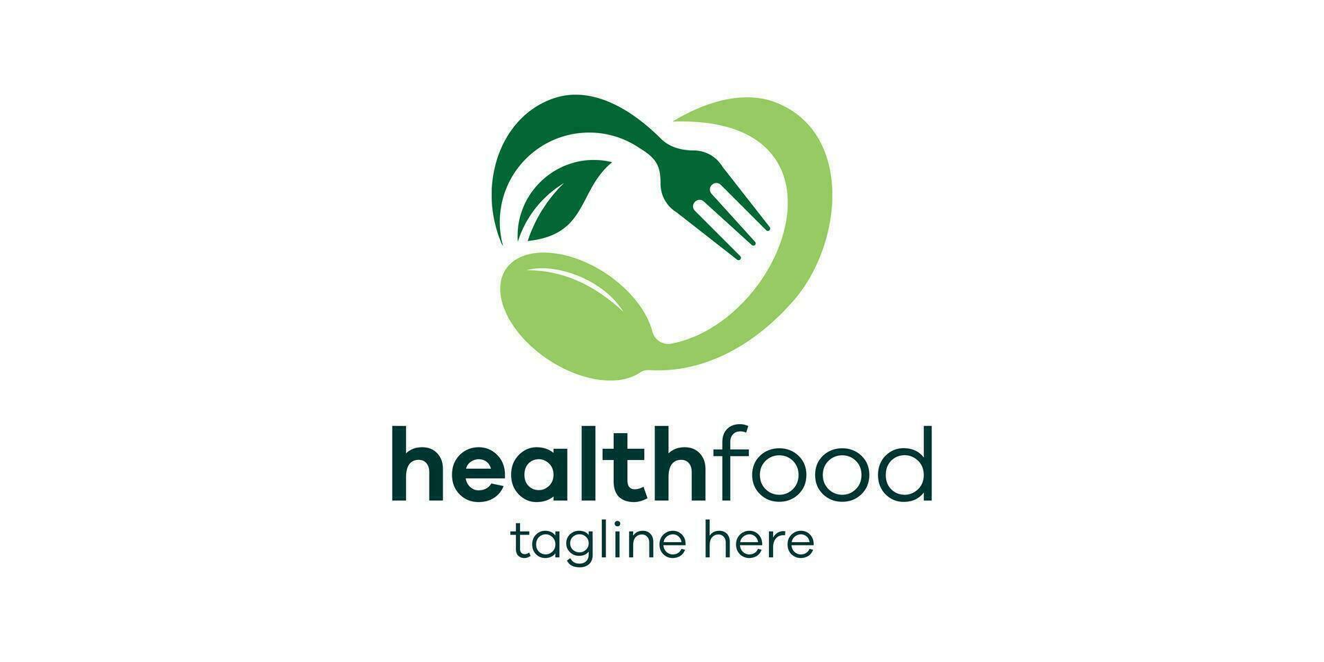 logo design health food icon,symbol. vector