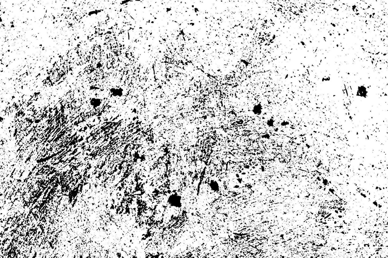 Vector abstract black and white texture. Scratch on old concrete. Grunge effect background.