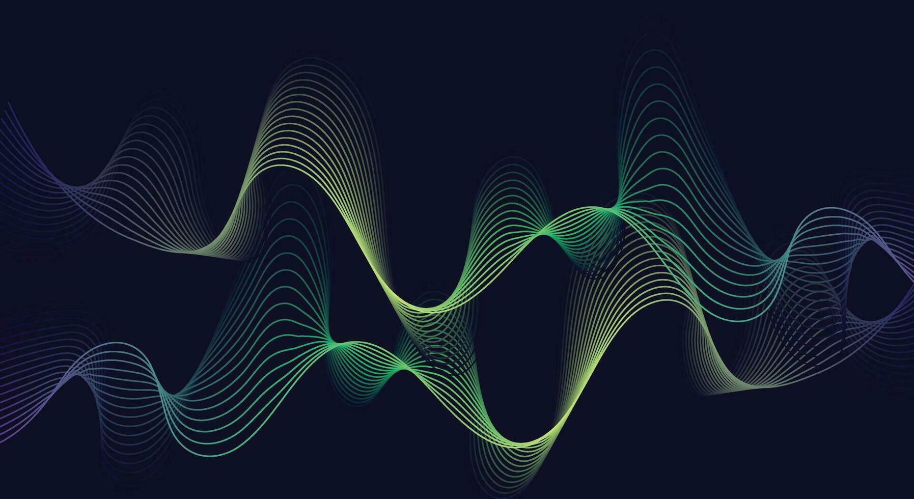 line wave Abstract background futuristic vector