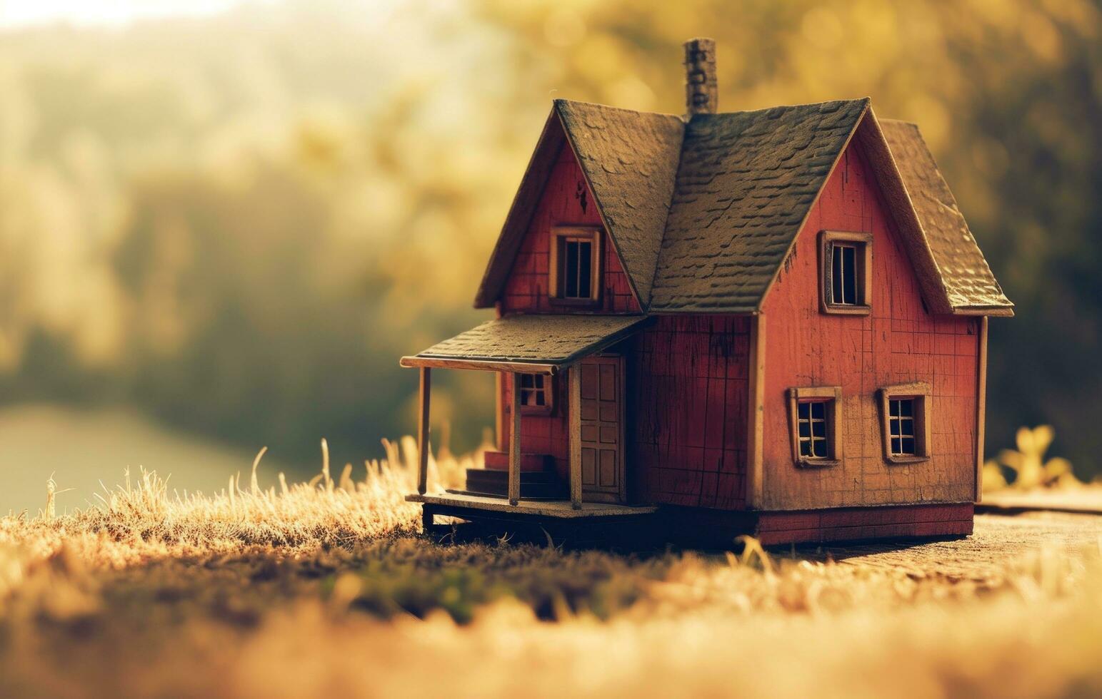 AI generated a small house photo