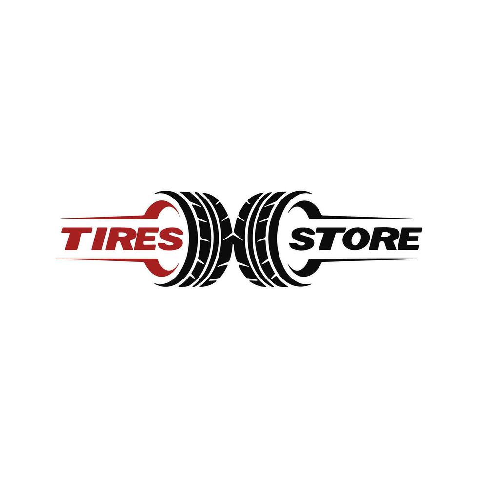 Tire Logo Design. Automotive, Car Showroom, Car Dealer Logo wheel Design vector