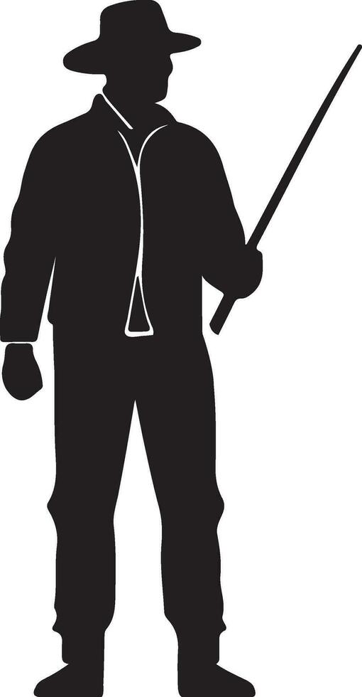 silhouette of a man vector