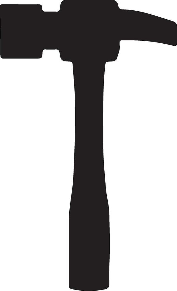 hand with hammer vector