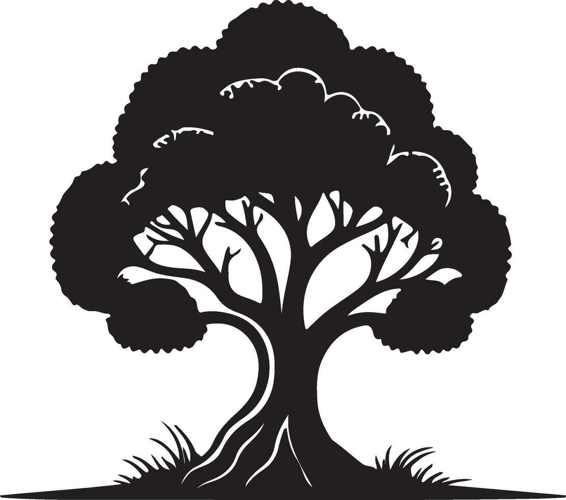 tree silhouette vector