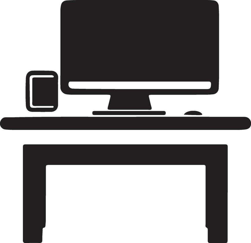 computer monitor and keyboard 36754894 Vector Art at Vecteezy