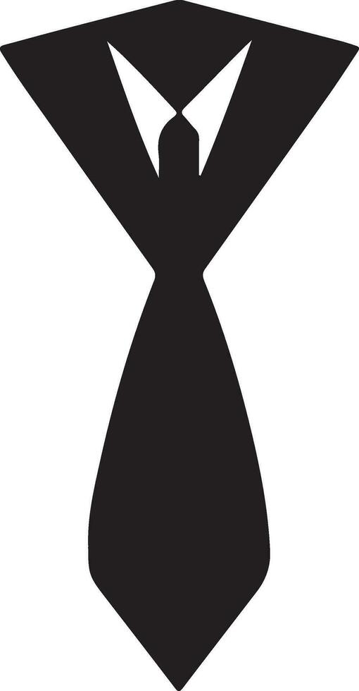 neck tie vector art icon illustration