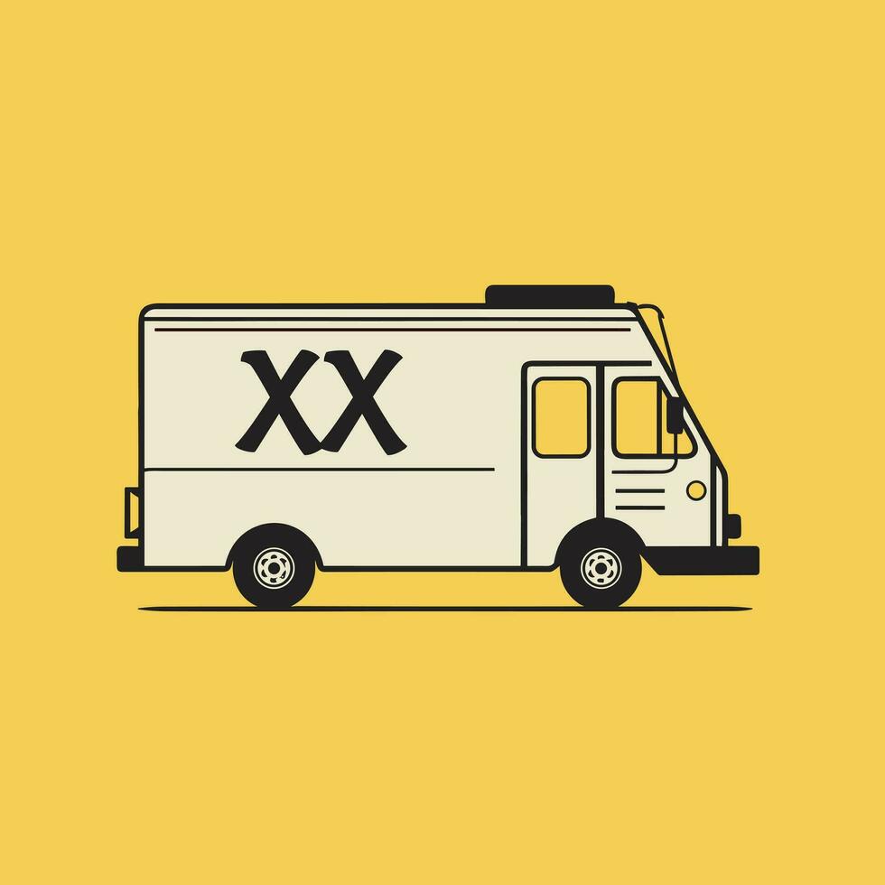 AI generated Fast food delivery filled colorful initial logo idea