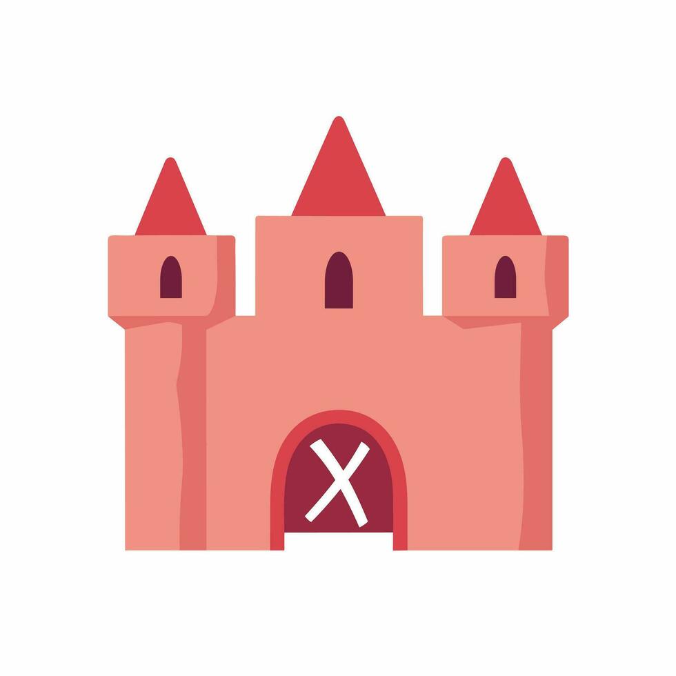 AI generated Fantasy junior clothing shop filled colorful initial logo idea. Fashion industry. Letters inside castle shape. Graphic design vector