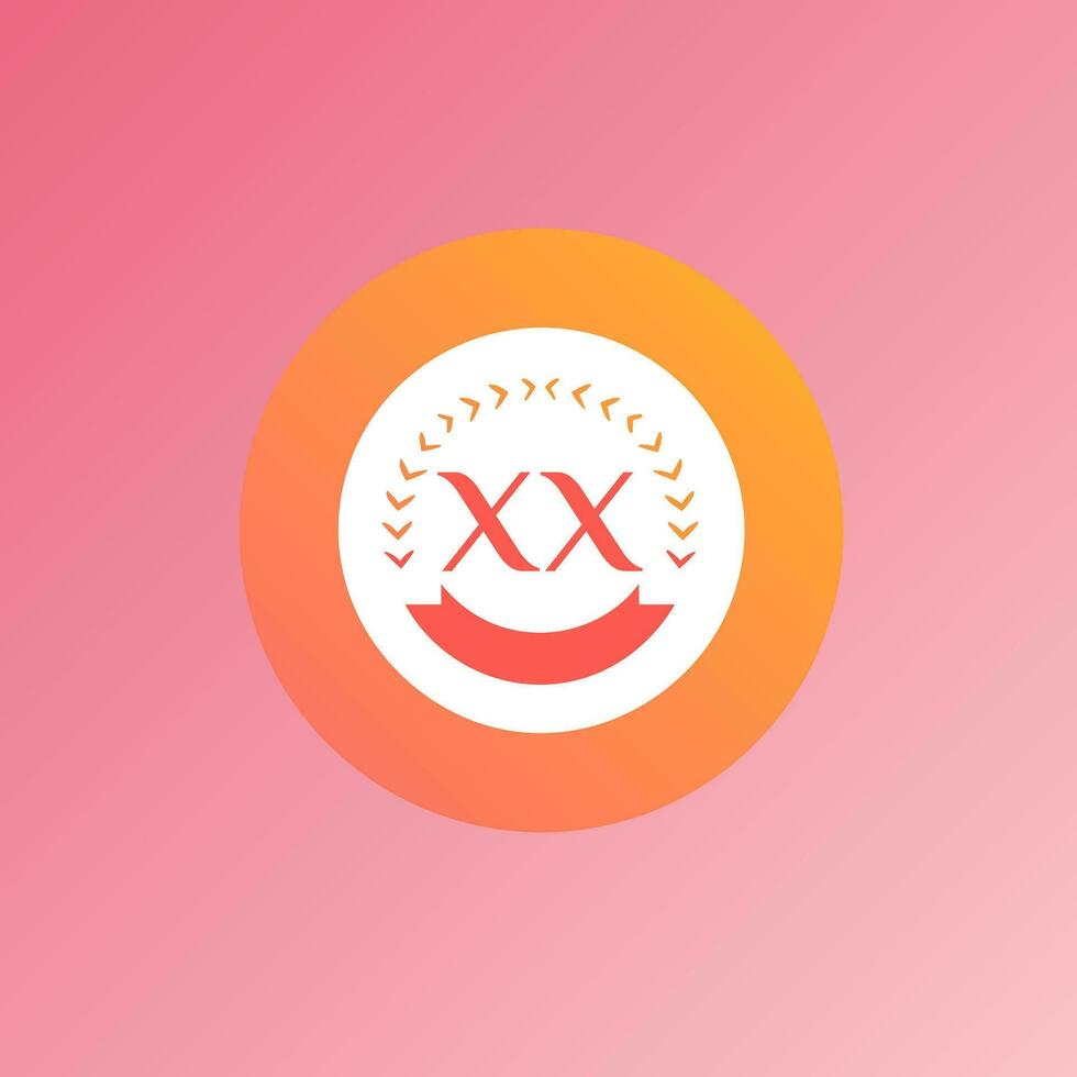 AI generated Beauty consulting service filled colorful initial logo idea. Review. Positive feedback. Cosmetic brand website. Letters inside verified badge shape. Graphic design vector