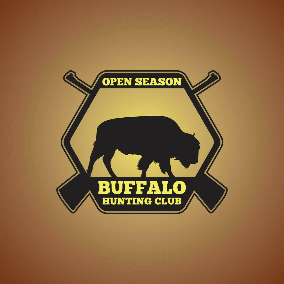 Hunting Logo Badge and Sticker vector