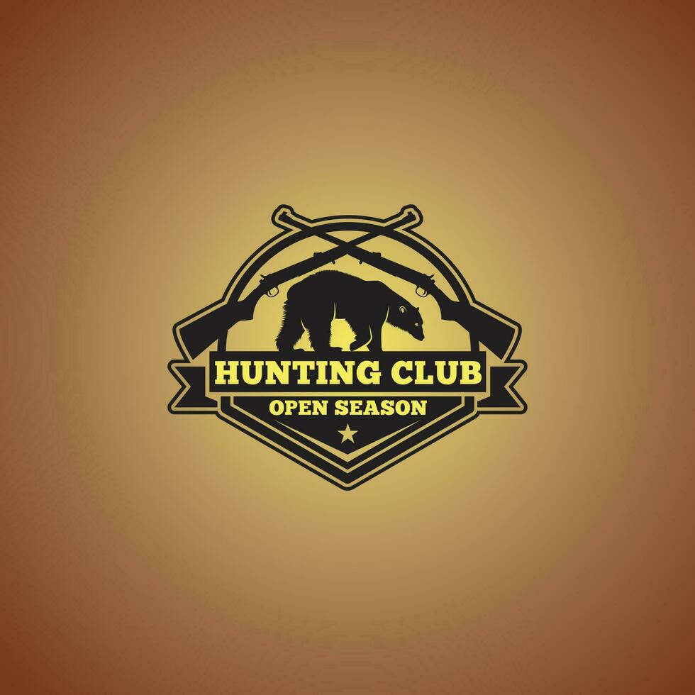 Hunting Badge and Logo vector