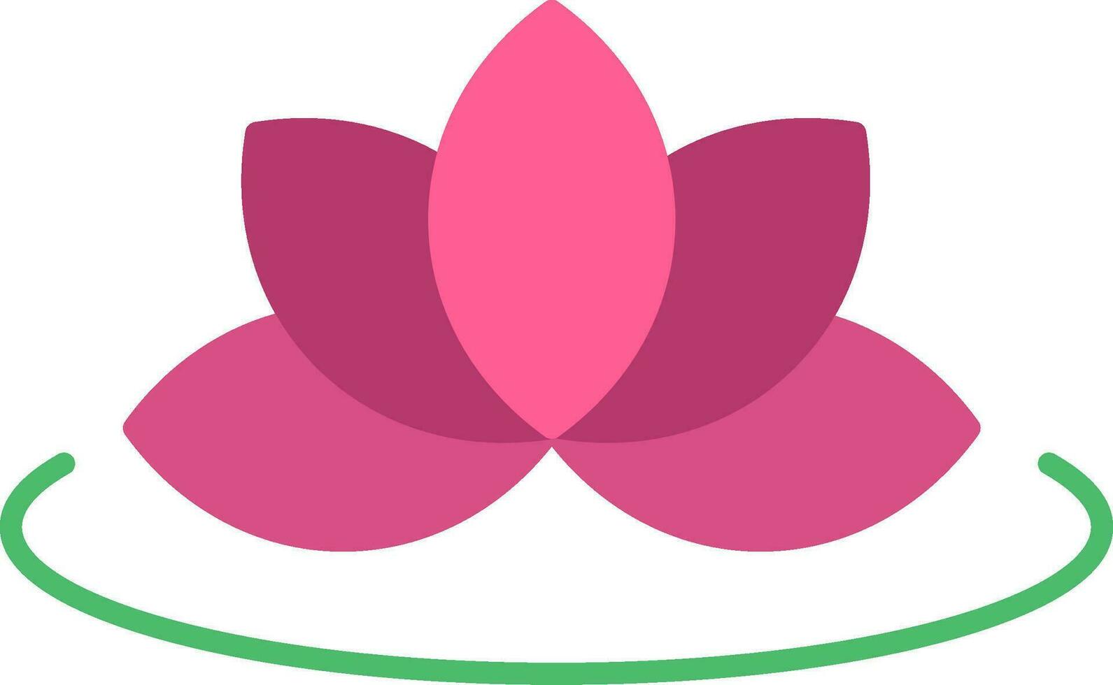 Lotus Flat Icon vector