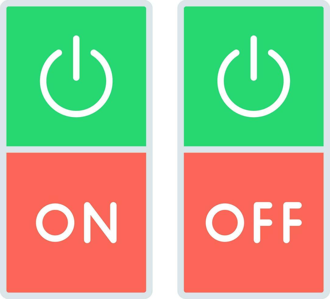 Switch Flat Icon vector