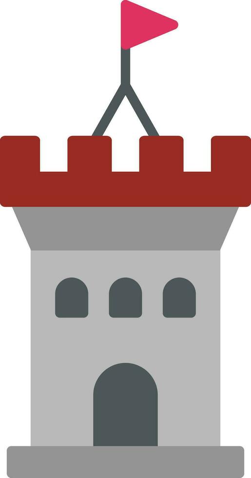 Castle Flat Icon vector