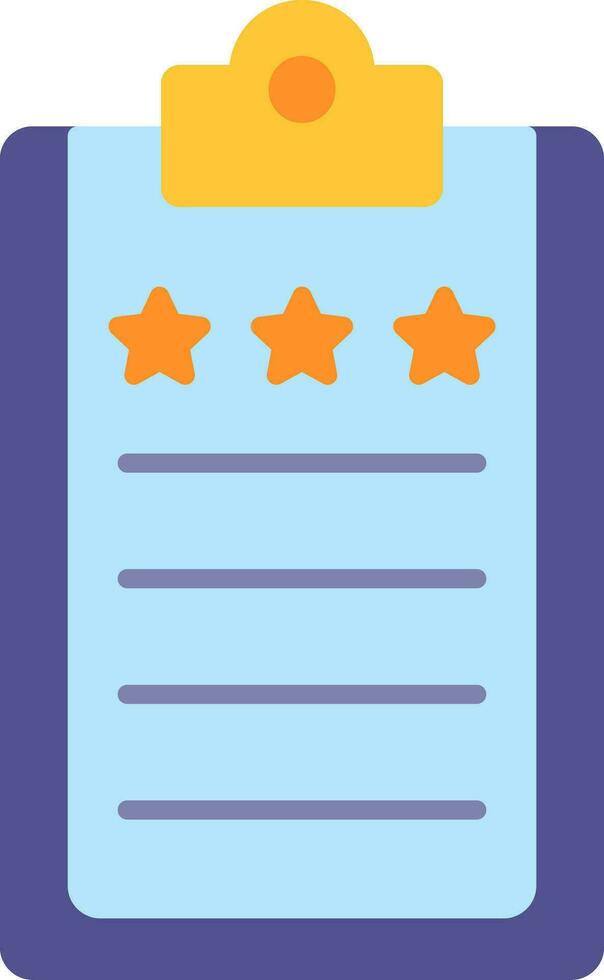 Evaluation Flat Icon vector