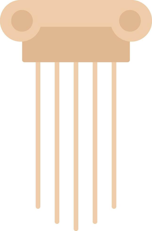 Greek Pillars Flat Icon vector
