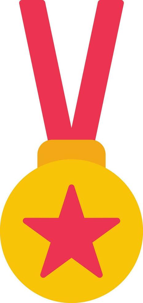 Medal Flat Icon vector