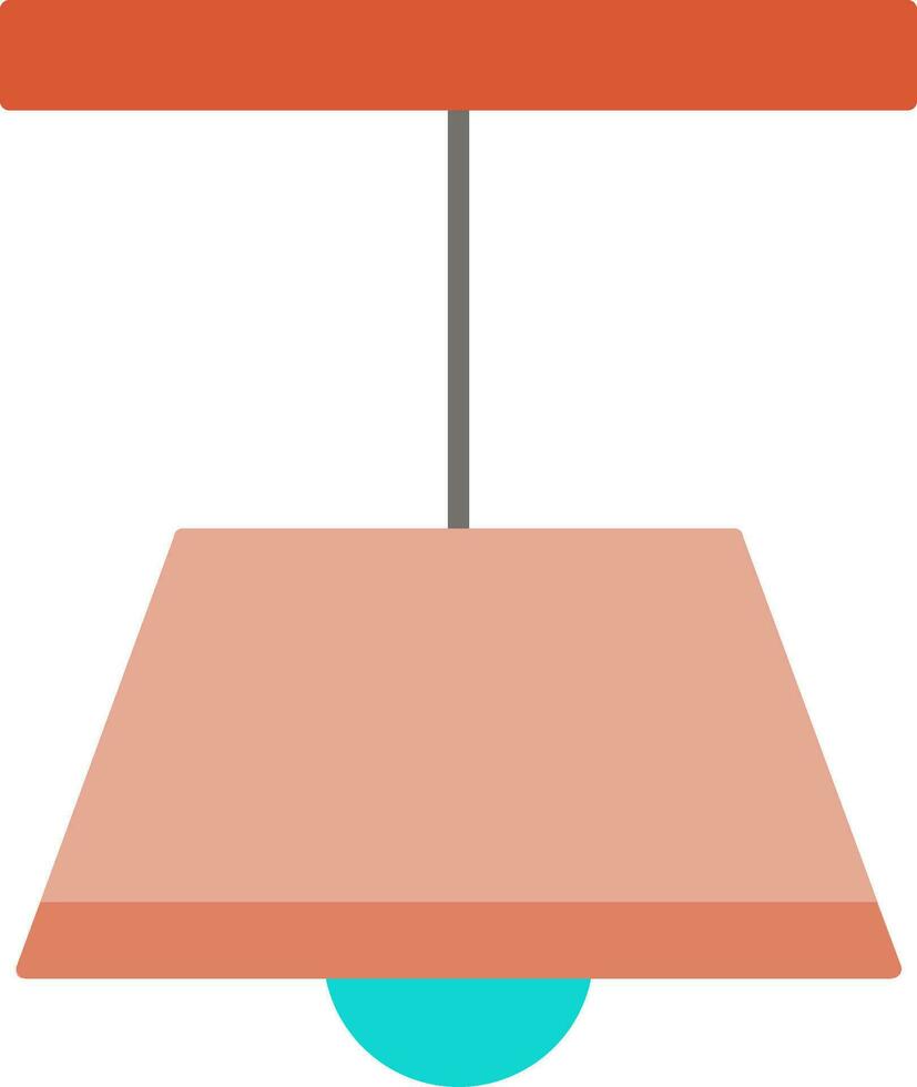 Ceiling Lamp Flat Icon vector