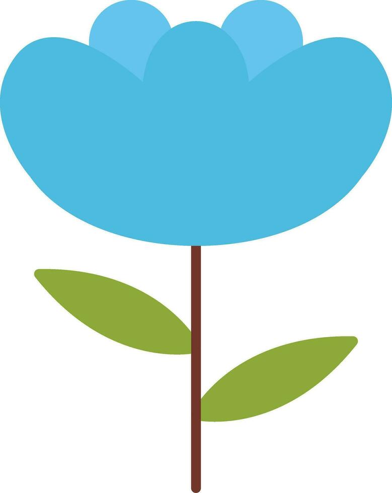 Iris Flat Icon vector