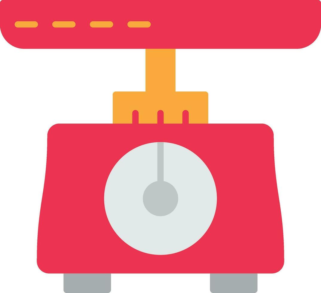 Weighing Scale Flat Icon vector